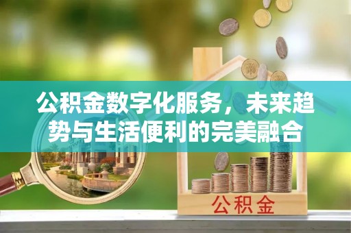 蒙城公积金数字化服务，未来趋势与生活便利的完美融合